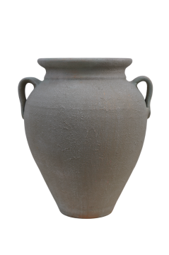 Dokulu Bej Terracotta Küp